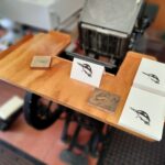 Creasing cards first colour